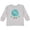 Athletic Heather, variant on Furry Monster, Little Monster, Blue Monster Boys or Girls Long Sleeve Toddler T-Shirt
