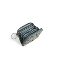 thumbnail image 5 of Vera Bradley Women's Cotton RFID Petite Zip-Around Wallet Rosy Outlook, 5 of 5