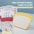 thumbnail image 2 of BAELLERT 4Pcs Playing Card Holder 3 Layers Little Hands Kids Seniors Arthritis Hands-Free Poker Cars Desktop Stand Rack Tray Family Card Game Accessories, 2 of 8