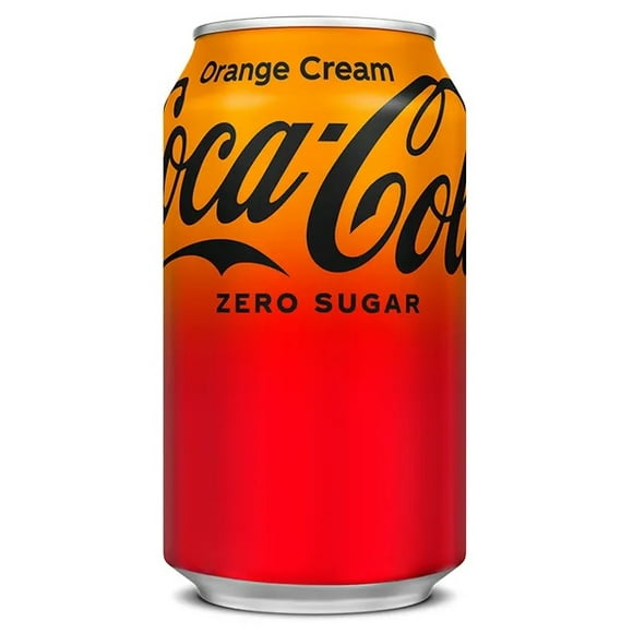 Coca Cola Zero Orange Cream Soda Can 355 ML - Canada Edition