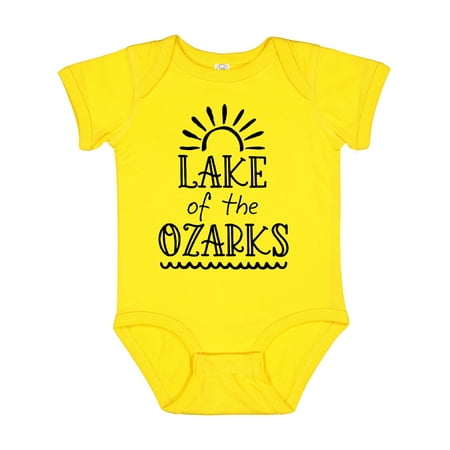 

Inktastic Lake of the Ozarks Sun and Lake Gift Baby Boy or Baby Girl Bodysuit