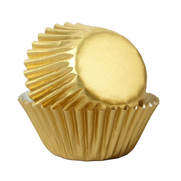 Wilton Mini Cupcake Liners, Gold, 80ct