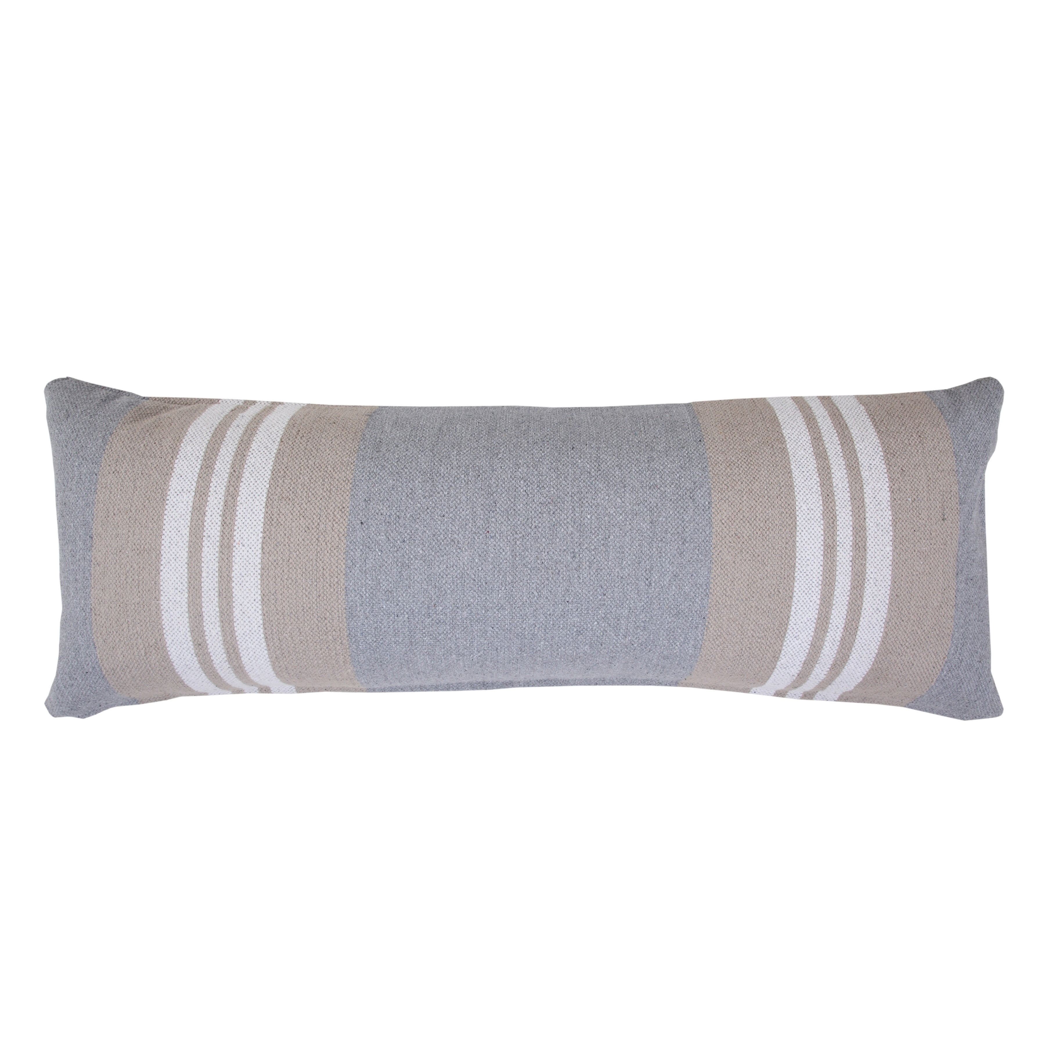 Ox Bay David 14" x 36" Striped Cotton Adult Decorative Throw Pillow