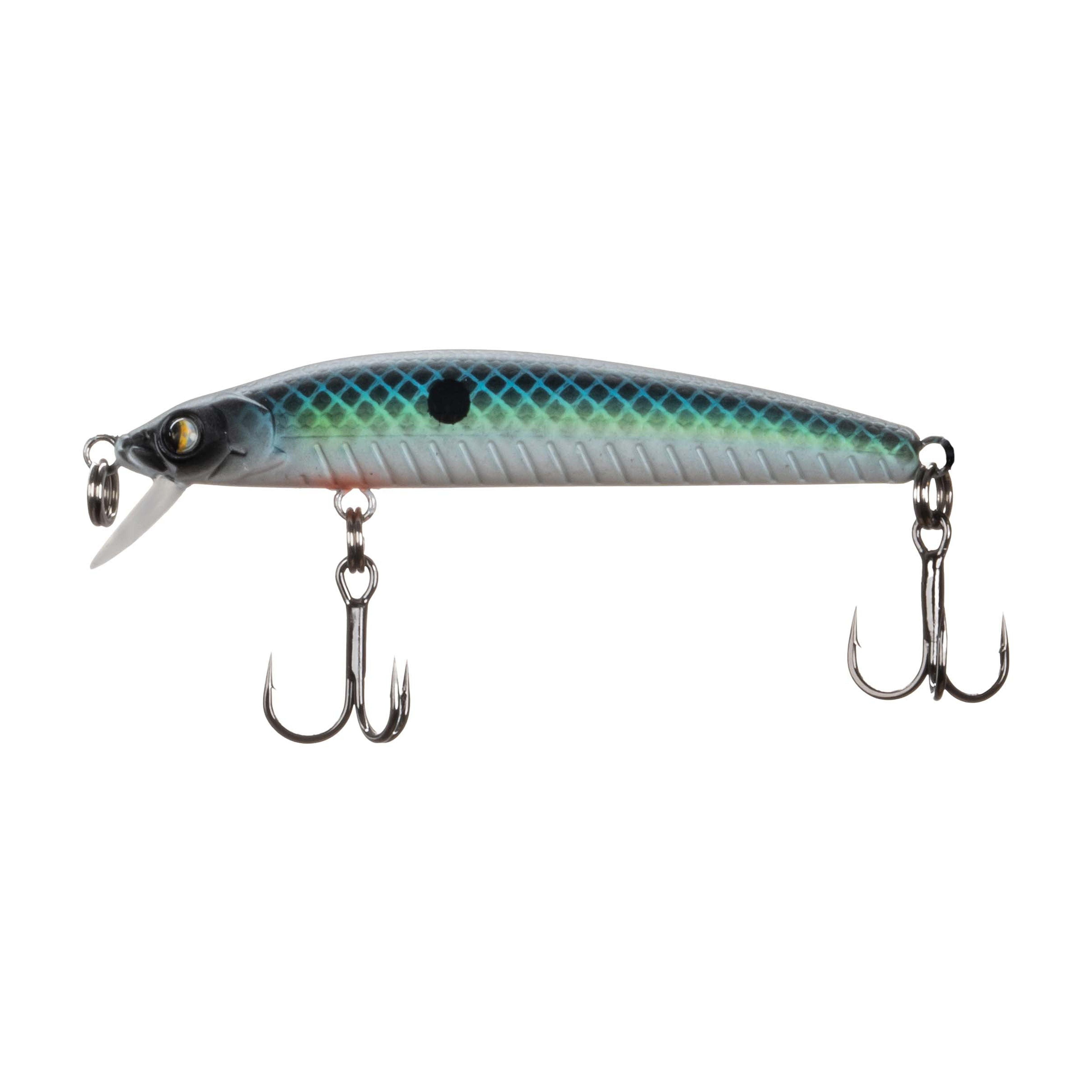(3 pack) Ozark Trail 2.5 in Jerkbait Fishing Lure, Sexy Shad, 3 ft Diving Depth