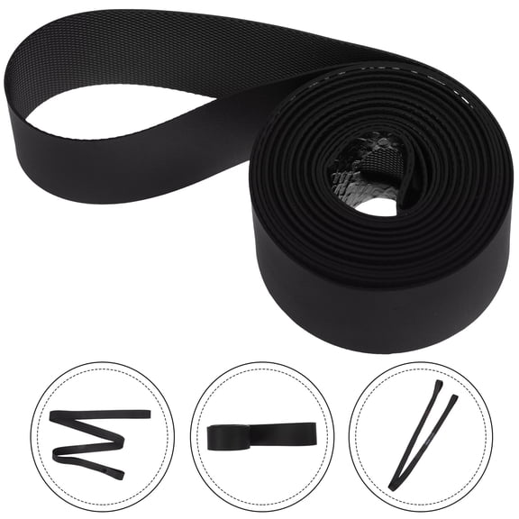 Raindrops Bike Tire Strip Inner Tube Protection Black 31.1x0.7x0.04in 1Pack for Cyclists Highway Riding