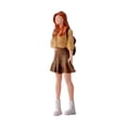 thumbnail image 1 of Figura de niña en miniatura a escala 1/64, figurita de Diorama, adorno artístico, figura artesanal coleccionable, juguete para escenas en miniatura, 1 of 9