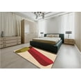thumbnail image 5 of Ahgly Company Machine Washable Indoor Square Transitional Red Area Rugs, 8' Square, 5 of 7