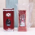 thumbnail image 5 of Farol de cabina telefónica vintage luminoso rojo navideño, figura de Papá Noel, muñeco de nieve y árbol de Navidad en decoración de cabina telefónica, 5 of 5