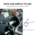 thumbnail image 5 of EcoNesxp 4 Pcs Boucle Anneau Clips de Ressort pour Barre en Acier Inoxydable Clips D\'entraînement Physique Haltère 4 Pcs, 5 of 5