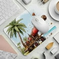 thumbnail image 2 of Coconut Tree Square Desk Pad Mouse Mat Gaming Mousepad, 8.3x9.8 Inch, Non-Slip Rubber Bottom, Printed, Suitable for Office and Gaming, 2 of 6