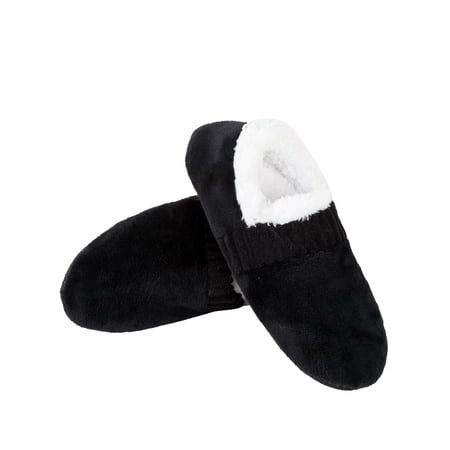 

Avamo Men s Slippers with Fuzzy Fluffy Lining Bedroom Slip on Warm Cozy Soft Plush Anti-Slip Shoes