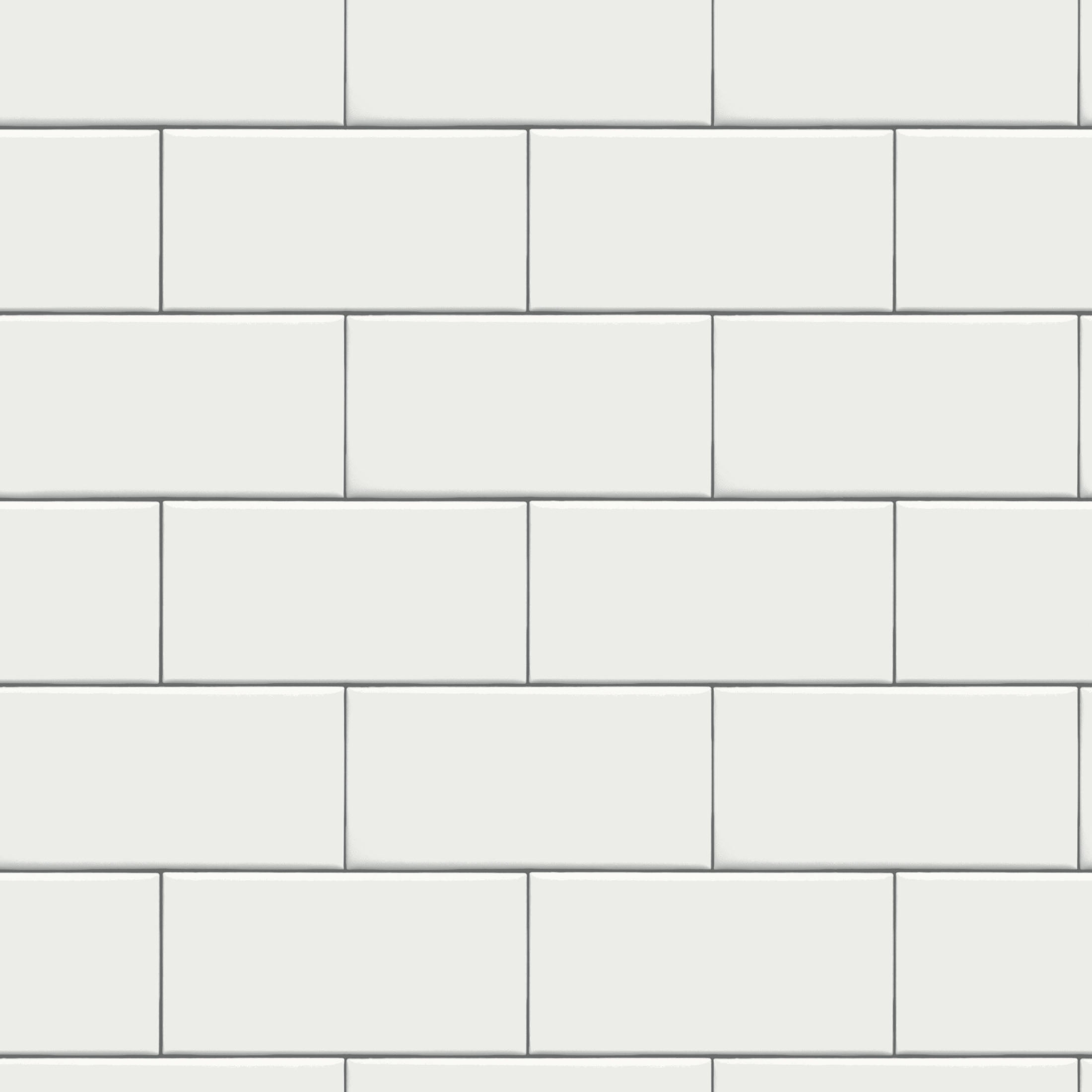 (2 pack) Mainstays White Subway Tile Peel and Stick Wallpaper, 13.35 Sq. Ft.