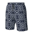 thumbnail image 5 of QEKEE dwsignname Mens Casual Shorts - Drawstring Summer Beach Stretch Sports Shorts, 5 of 9