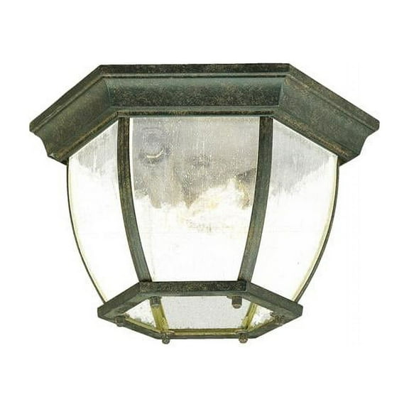 Acclaim Lighting - Three Light Outdoor Flush Mount - 11 Inches Wide by 6.75