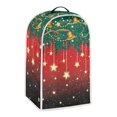 thumbnail image 2 of HELLHERO Christmas Coffee Machine Dust Cover Oil Proof Kitchen Home Foldable Washable Mixer Blender Cover with Waterproof, 2 of 6