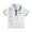 White, variant on Toddler Boys Polo Shirt Blue Shirt for Boys Summer Shirt Short Sleeve Tops Boys Polo Shirts Size 2-3 Years