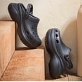 thumbnail image 4 of Platform sandals, slippers, color: green, size: 39-40, 4 of 6
