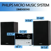 Philips TAM3205/37 Stereo System Bluetooth Audio in and CD Player Black