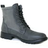 Alpine Swiss Mens Combat Boots Lug Sole Rugged Canvas Trim Military Field Shoes