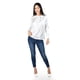 thumbnail image 5 of Blusa de satin con lazo Roman Fashion /Juvenil, 5101 (Blanco) blanco G, 5 of 5