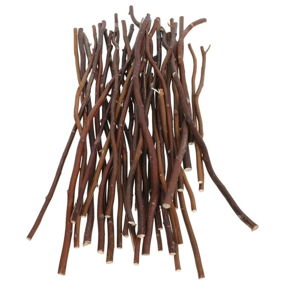 Pungan DIY Branches 40pc Decorative Vintage Wood Log Sticks DIY Crafts Props School Projects,11.81"X0.28"X0.28"