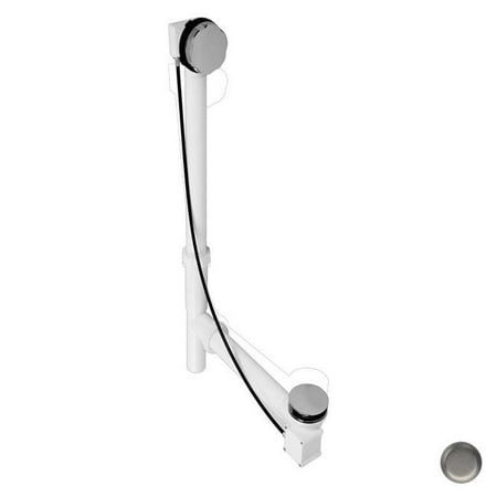 

Westbrass D50P35TLE-07 Tubular Cable Drive Bath Waste and Overflow - Satin Nickel