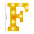 thumbnail image 3 of EGNMCR LED Letter Lights Sign Light Up For Home Party Wedding Decoration Light Up Letters Alphabet Letter Sign Battery Powered For Christmas Birthday Party Decoration warning light, 3 of 4