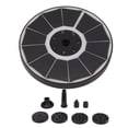 thumbnail image 2 of Solar Water Fountain, Solar Fountain Light ABS  for Ponds Black Nozzle,TransparentNozzle, 2 of 7