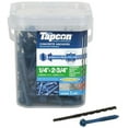 thumbnail image 2 of Tapcon 1/4 in. D X 2-3/4 in. L Steel Hex Head Concrete Screw Anchor 150 pk, 2 of 2