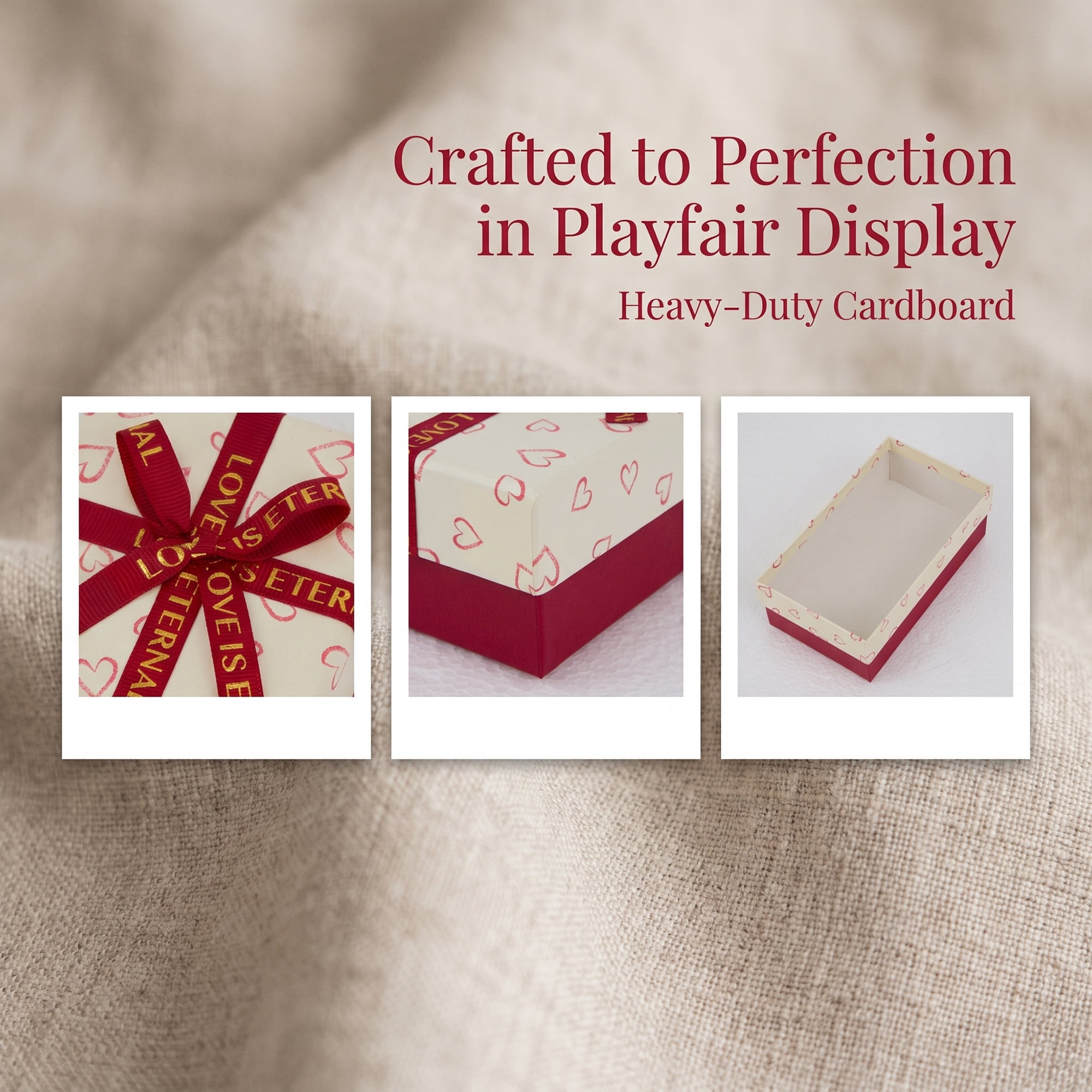 Unique Bargains 6Pcs Elegant Rigid Present Boxes for Gift Packaging Red 5.5"x3.1"x2"