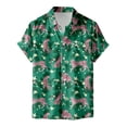 thumbnail image 2 of Women's Dressy Tops Short Sleeve Lapel Collared Button Down Cheetah Print Work Shirts Basic Business Blouses Trendy 2026, 2 of 3