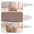 thumbnail image 4 of Cardboard Cat House, Cat Corrugated Scratcher Box Resting Bed  for Cat Playing, 4 of 7