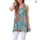 thumbnail image 4 of Minnieouse Chaleco de mujer Camiseta sin mangas bohemia con cuello en V Chaleco de mujer Camiseta casual Prendas para la parte del cuerpo orquidea sol S Minnieouse AP003124-01, 4 of 6