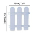 thumbnail image 3 of Neoyler Long Lasting PVC Garden Fence Small Flower Bed Edging Multi-Purpose Decorative Border with Ground Studs for Patios Pathways Easy Assembly Suit for Home Landscaping, 3 of 6
