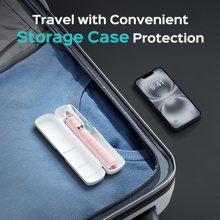 COSLUS CX40 Electric Toothbrush, 47,000 VPM with Travel Case photo 3
