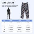 thumbnail image 2 of Mens Pajama Pants - Soft Sleep & Lounge Pants for Men, Paisley Pattern No.9070 Cuteness Casual PJ Bottoms Pants with Pockets, 2 of 5