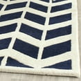 thumbnail image 3 of SAFAVIEH Chatham Easton Geometric Wool Area Rug, Dark Blue/Ivory, 3' x 5', 3 of 7