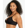 thumbnail image 2 of Maidenform One Fab Fit Wireless Demi Bra Black 40DD Women's, 2 of 5