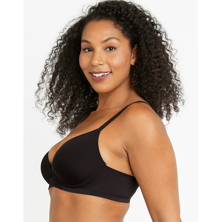 Maidenform Women's One Fab Fit Wireless Demi Bra with Convertible Straps  and Lightly Lined Cups, Almond, 34D at  Women's Clothing store