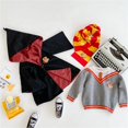 thumbnail image 2 of Disfraz de Harry Potter para niños, traje de tres piezas, traje de mago, bata, capa, abrigo, suéter británico, bufanda, Otoño e Invierno, 2 of 4