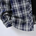 thumbnail image 5 of Men Clothing, Flannel Shirt for Men Plaid Long Sleeve Button Down Shirt Casual Fall Shirts with Front Pocket, 5 of 8