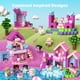 thumbnail image 2 of Bloques de construcción magnéticos GoBidex Princess, 100 unidades, para niñas mayores de 3 años, 2 of 7