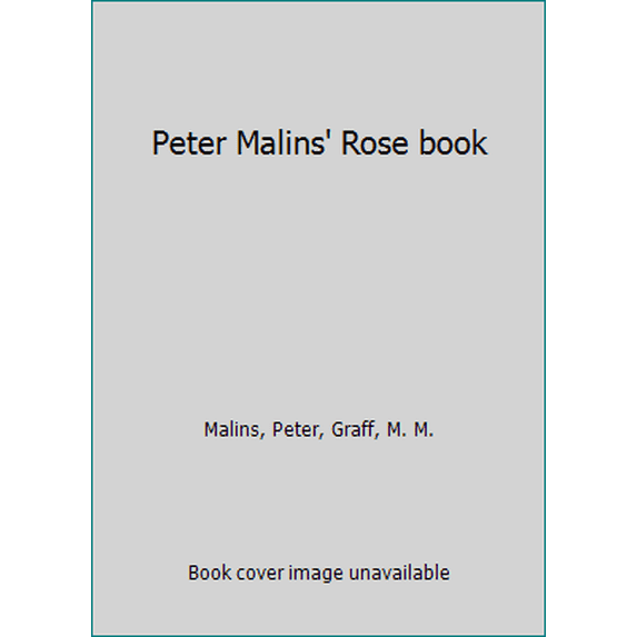 Pre-Owned Peter Malins' Rose book (Hardcover) 0396077161 9780396077169