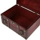 thumbnail image 4 of Caja de madera para guardar joyas, cofre vintage para baratijas, cofre de recuerdos con tapa, cofre del tesoro, 4 of 7