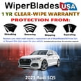 thumbnail image 2 of 2021 Audi SQ5 Beam Wiper Blades Wipers w/1yr Warranty (Set of 2) (WiperBladesUSA), 2 of 5