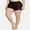 Pin-Bla, variant on Alove Women Plus Size Swim Shorts High Waist Board Shorts Stretchy Color Contrast Swimsuit Bottoms