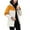 Yellow, variant on Pisexur Jackets for Women Trendy Long Fleece Windbreaker Jacket Casual Zip Up Hooded Jackets Fashion Warm Bomber Jackets Plus Size Outerwear with Pockets M-5XL