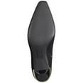 thumbnail image 4 of ALFANI Womens Black Comfort Goring Cecee Pointed Toe Kitten Heel Zip-Up Dress Boots 10 M, 4 of 4