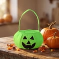thumbnail image 2 of Extra Large Halloween Woven Basket Long Handle Tote, Storage Bag for Halloween Candy, Gifts, and Toy Organization, 2 of 7