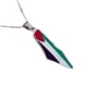 thumbnail image 1 of Collar de cadena con colgante de acero inoxidable con la bandera palestina para mujeres y hombres, accesorios de joyería de acero, 1 of 5